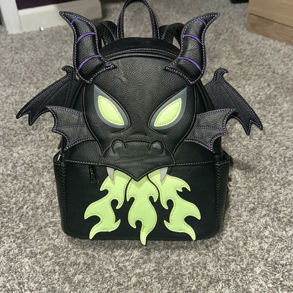 Maleficent Glow In The Dark Loungefly - Picture 2 of 7